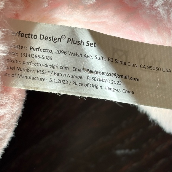 Perfectto Pink Unicorn Plush Pillow Stuffed Animal - Picture 6 of 6